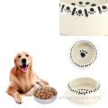 Custom Logo Keramik Haustiere Hund Fütterungsschale